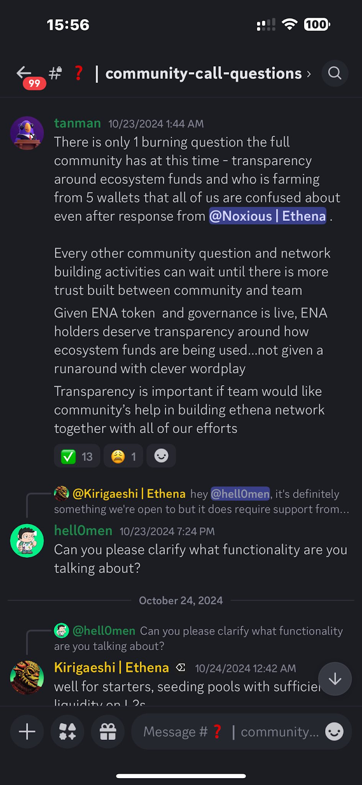 Ethena团队遭“诚信”危机,使用1.8亿枚ENA赚取Sats意在稀释奖励?